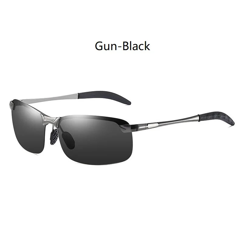 Rimless Polarized Sunglasses – Sleek, Stylish & UV Protective